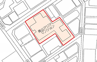 青山アジアマンション 地図